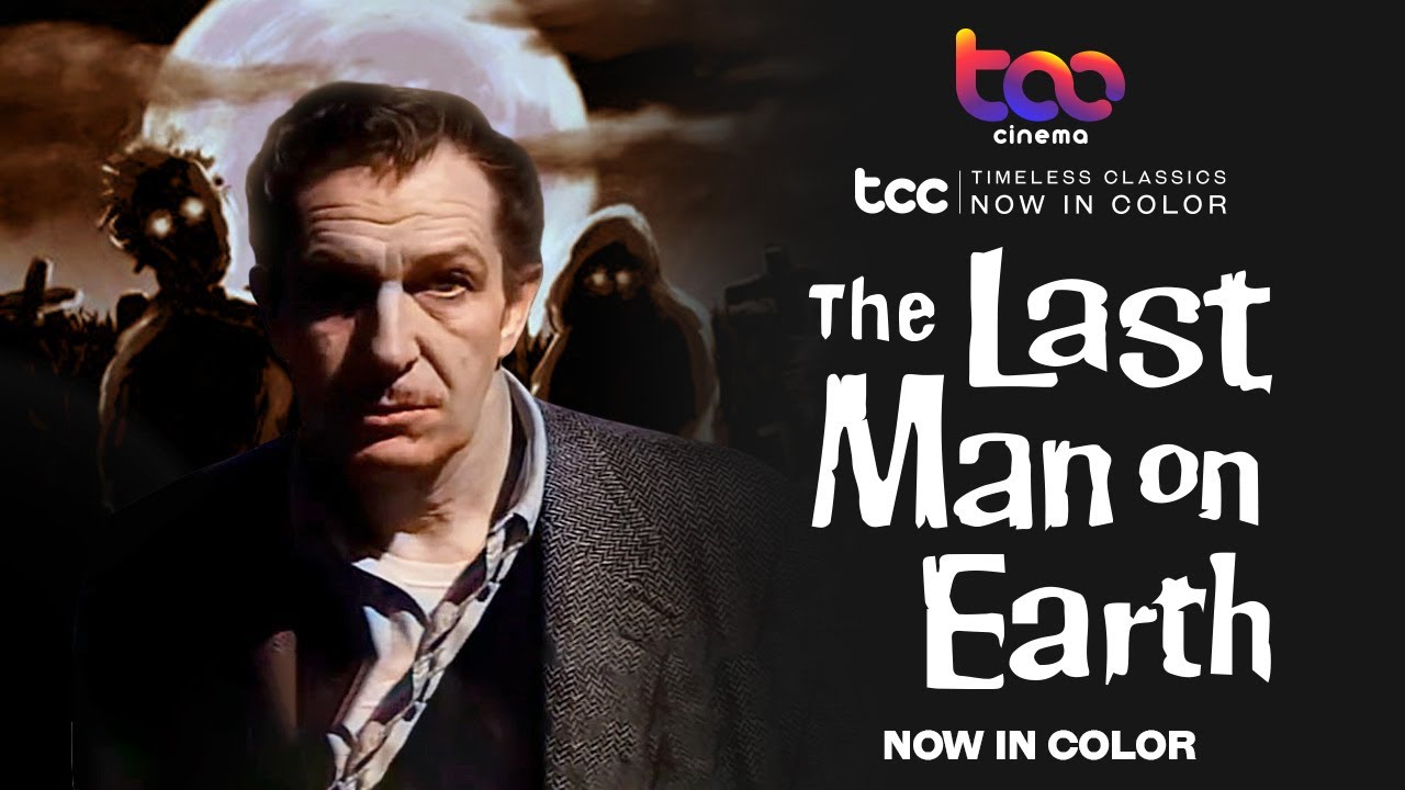 THE LAST MAN ON EARTH (Full Movie) - Vincent Price - Franca Bettoia - TCC AI Color