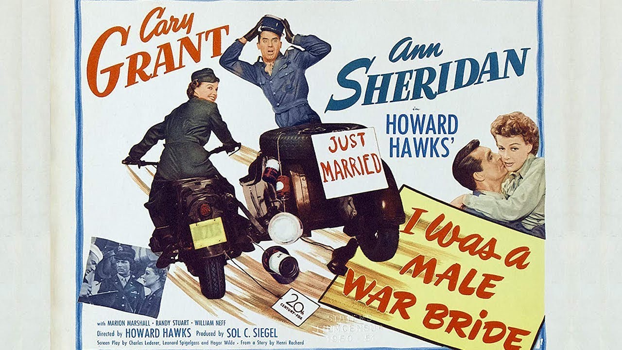 I Was A Male War Bride (1950, WW2, Full Movie, Romance, English) free movies in full length
