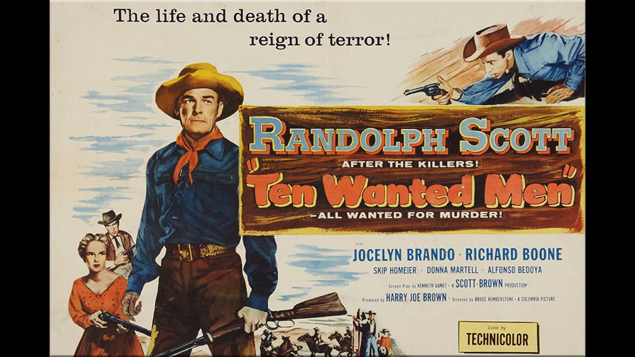 Ten Wanted Men with Randolph Scott 1955 - 1080p HD Film